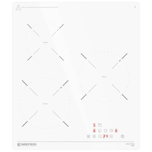 Индукционная варочная панель MEFERI MIH453WH POWER