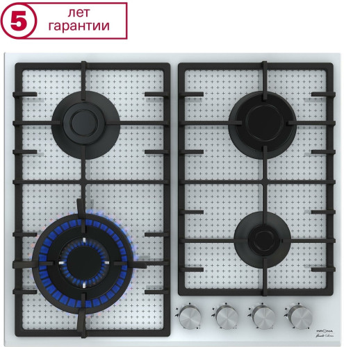 Газовая варочная панель Krona ARDENTE 60 WH