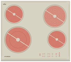 Электрическая варочная панель Hyundai HHE 6450 BE