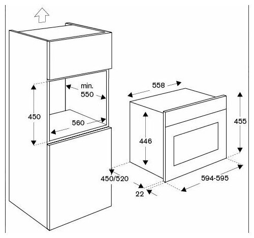 Электрический духовой шкаф Bertazzoni F457HERMWTAX