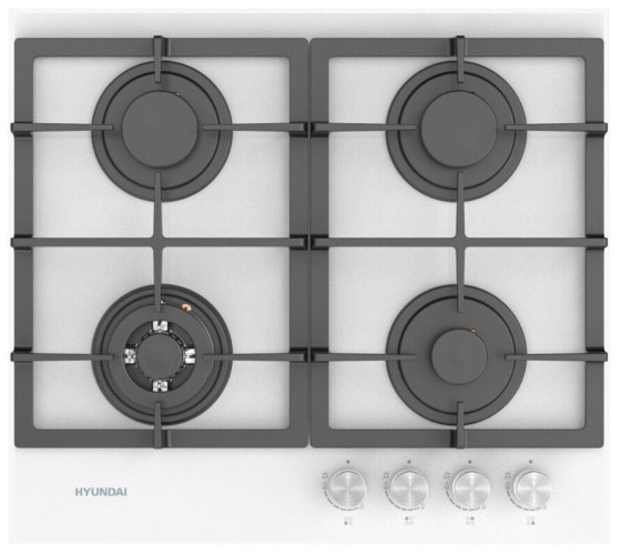Газовая варочная панель Hyundai HHG 6434 WG