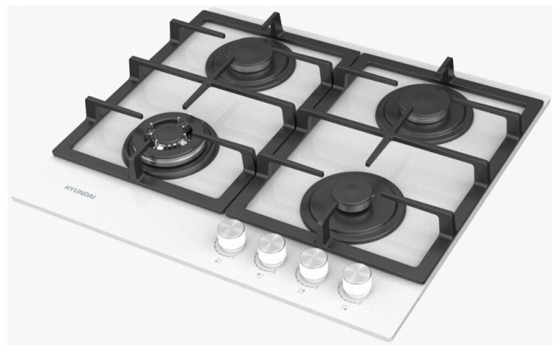 Газовая варочная панель Hyundai HHG 6434 WG