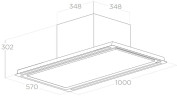 Встраиваемая вытяжка Elica HILIGHT X H30 WH A 100