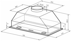 Встраиваемая вытяжка Lex Ghost G 600 Ivory