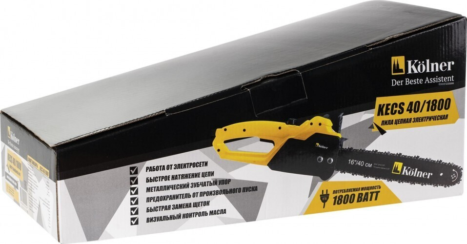Электрическая цепная пила Kolner KECS 40/1800