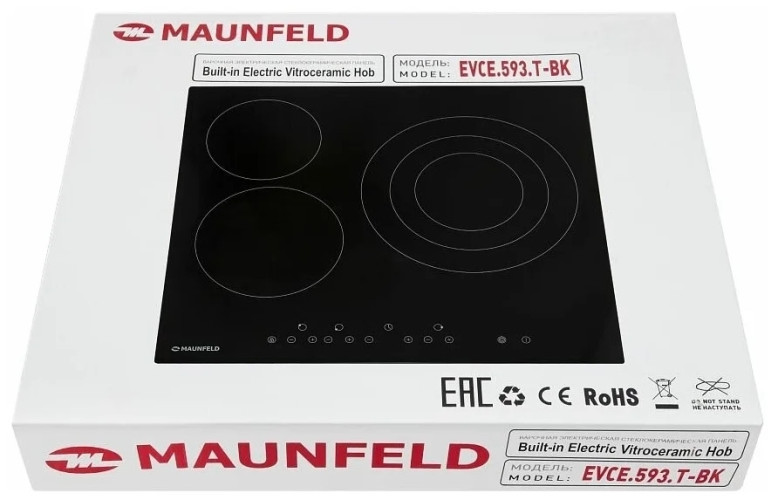 Электрическая варочная панель MAUNFELD EVCE 593.T-BK