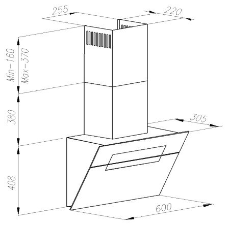 Кухонная вытяжка Konigin Envy 60