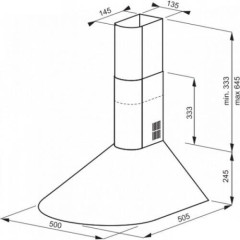 Кухонная вытяжка Hansa OKC 5662 WH