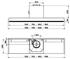 Встраиваемая вытяжка Faber In-Nova Touch X A90