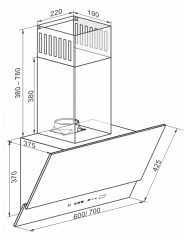 Кухонная вытяжка Kaiser AT-6410 FR Eco