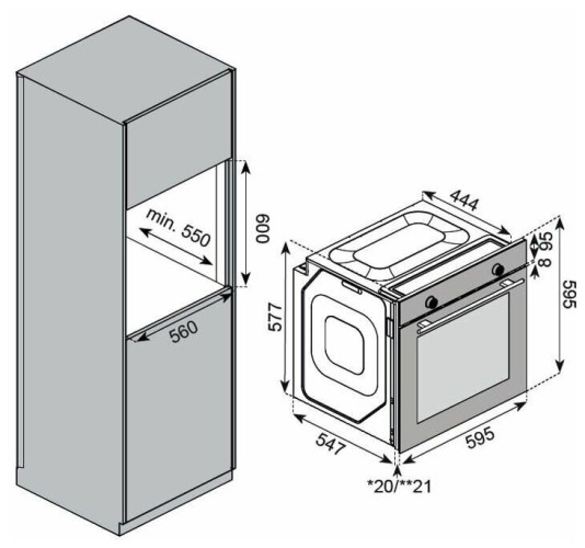 Электрический духовой шкаф Kuppersberg HF 610 SG