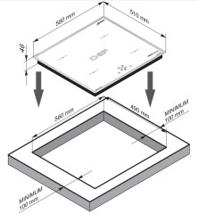 Индукционная варочная панель Kaiser KCT 6100 FI W