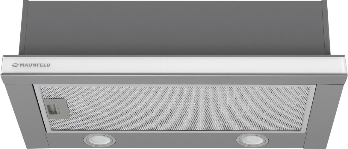 Кухонная вытяжка MAUNFELD VSQ 60 нержавеющая сталь/белое стекло
