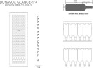 Винный шкаф Dunavox DAVG 114 288DOP TO