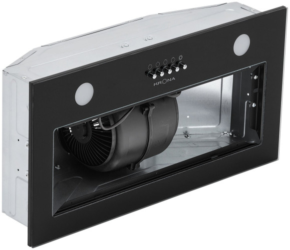 Встраиваемая вытяжка Krona Elisa Glass Black 600 PB