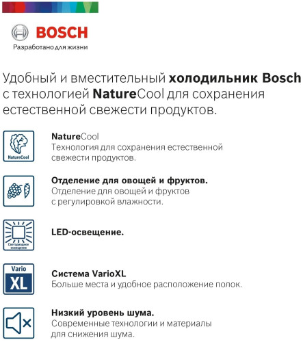 Холодильник Bosch KGE39XK2AR