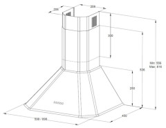 Кухонная вытяжка Korting KHC 9839 RGN