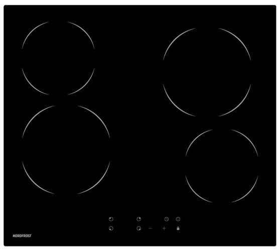 Электрическая варочная панель NORDFROST EM 6049 B