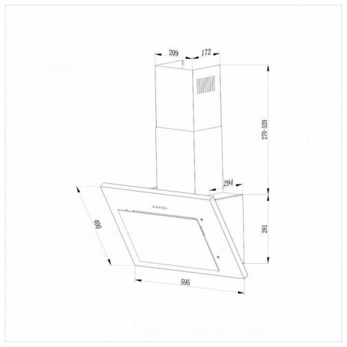 Кухонная вытяжка HEBERMANN HBKH 60 3 W