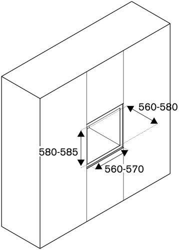 Электрический духовой шкаф Bertazzoni F605 MOD EKXS