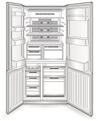 Холодильник Mitsubishi Electric MR-LR78EN-GRB-R