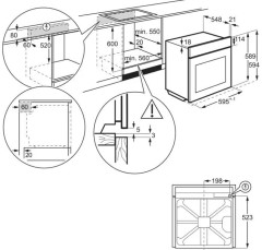 Электрический духовой шкаф Electrolux EOF3C50H