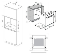 Электрический духовой шкаф Weissgauff EOA 691 PDX
