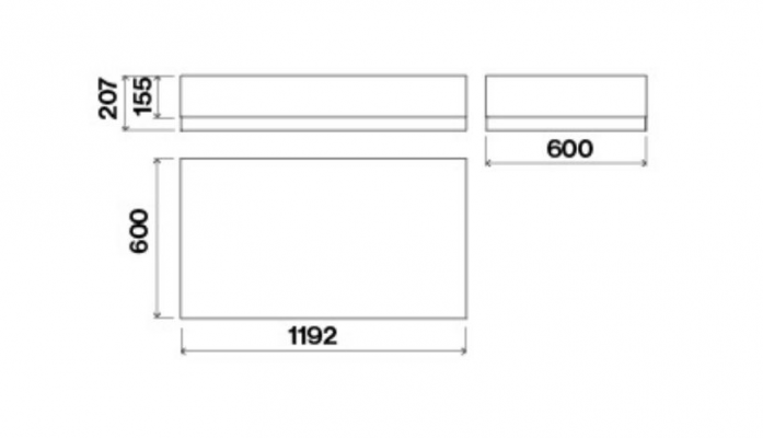 Островная вытяжка Falmec Vetra IS.120 Inox CVYI20.E0P7 ZZZI461F