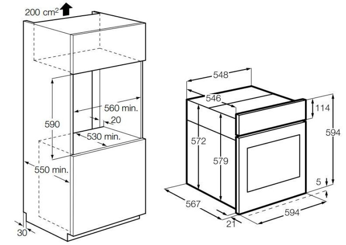 Электрический духовой шкаф Electrolux EOC 5751 FOZ