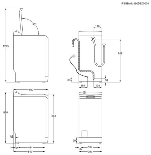 Стиральная машина Electrolux EW6TN5061