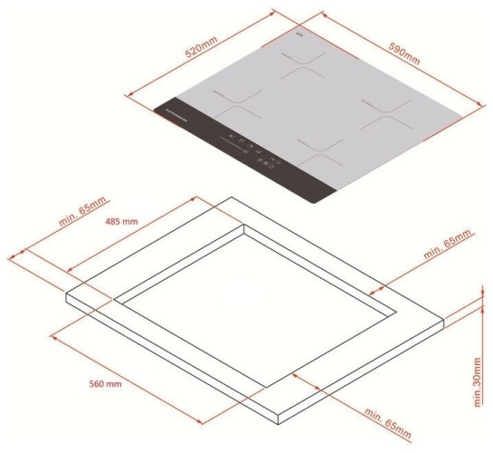 Индукционная варочная панель Kuppersberg ICD 601