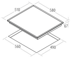Электрическая варочная панель Cata TCDO 604
