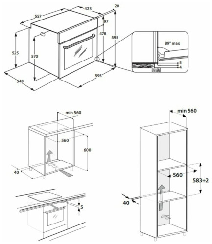 Электрический духовой шкаф Whirlpool OAS KP8V1 IX