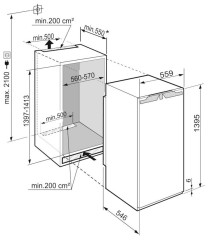 Встраиваемый холодильник Liebherr IRBd 4551 20 001