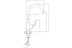 Смеситель для кухни Esko CAIRO CI519