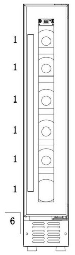 Винный шкаф Temptech OX15SRB
