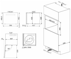 Встраиваемый винный шкаф Smeg CVI 318X