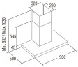 Кухонная вытяжка Cata GLADIUS 900 XGBK