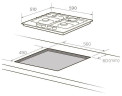 Газовая варочная панель Midea MG-606 B