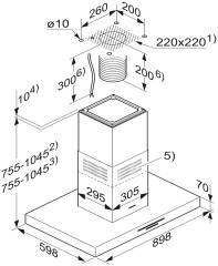 Кухонная вытяжка Miele DA 4208D