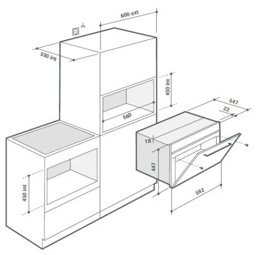 Электрический духовой шкаф De Dietrich DKR 7580 X