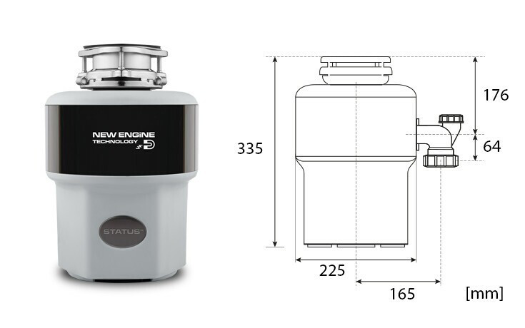 Измельчитель пищевых отходов Status PREMIUM 400