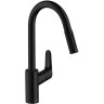 Смеситель для кухни Hansgrohe HG Focus матовый черный 31815670