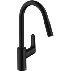 Смеситель для кухни Hansgrohe HG Focus матовый черный 31815670