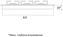 Газовая варочная панель Kuppersberg FV9TGRZ C Bronze