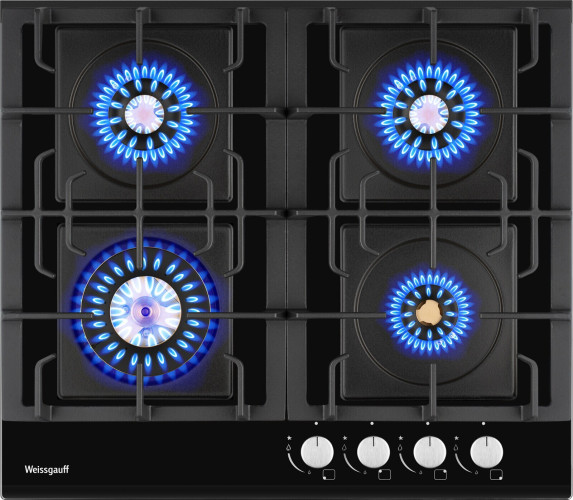 Газовая варочная панель Weissgauff HGG 6445 BL Volcano Burner