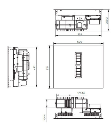 Индукционная варочная панель Maunfeld MIHC604SF2BK