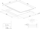 Индукционная варочная панель Smeg SI2M7643D