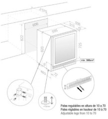 Винный шкаф PANDO PVMBP 60 45CRL