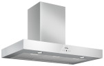 Кухонная вытяжка Elikor Агат 90Н 1000 Е4Д нержавейка белое стекло